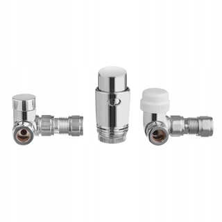Hlavica, ventíl - Axiálne termostatický ventil CD-25-015 chróm kit