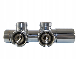Hlavica, ventíl - Duo Plex TWINS TWINS VALVE CHROM
