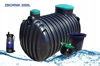 Nádrž na dažďovú  vodu - SADA RAIN TANK 3000L S ČERPADLOM AUTO