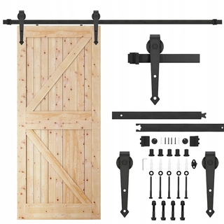 Kovania na posuvné dvere - 200cm SET SYSTÉM PRE PODKROVIE POSUVNÝCH DVERÍ