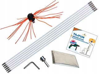 Sada 6MB tajfúnu na čistenie komína vŕtačku