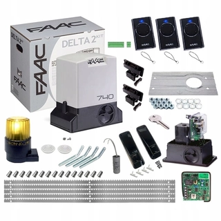 FAAC DELTA 2 740 Set pre brány + strážca + pás 5m