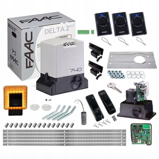 FAAC Delta 2 740 Set pre brány + XLED + Strip 5m