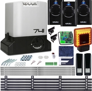 FAAC Delta 3 741 3xpilot set xled5xlistwa lampa