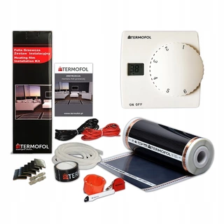 Podlahové kúrenie - Vykurovacia fólia set 4m2 + TFH2 60W / M2
