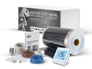 Podlahové kúrenie - Set fólie Infračervená ohrievacia podložka 60W -20m²
