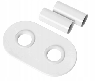 Hlavica, ventíl - Double maskovacia set biela biely