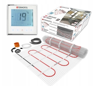 Podlahové kúrenie - Montážna sada. Vykurovacia rohož 2M2 150W / M2 + TFH1