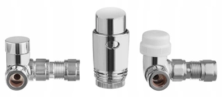 Hlavica, ventíl - Set termostatický ventil Axial chróm CD-25-015