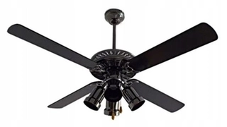 Ventilátor - Luster s ventilátorom stropu veterný mlyn lampa 4/4