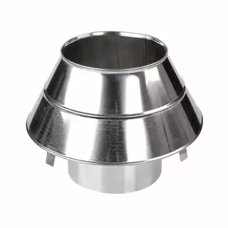 Close-up z komína - COM-dym kužeľ