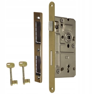 Zámok na dvere -  Dvere Lock 72/60 Key odolný kovový kovový pravý