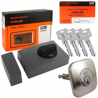Zámok na dvere -  Dvere Lock Ciek Cyklop ATEST B LOB TRIEDA 5