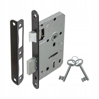 Zámok na dvere -  Vytvorený zámok 72/50 Key Janie Black Z079