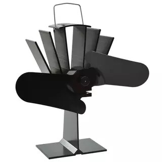 Tepelne-poháňal ohnisko ventilátora 2 nože