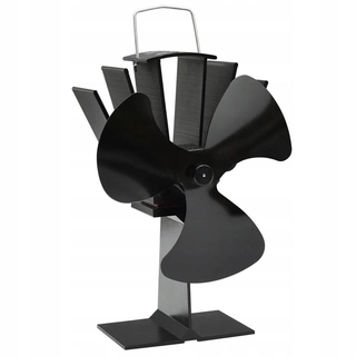 Tepelne-poháňal ohnisko ventilátora 3 nože