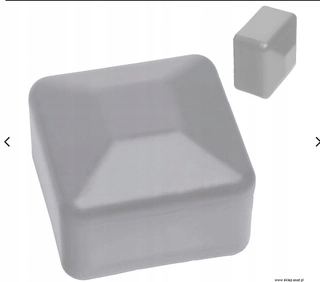 Cap na profile 40x40 Popiel/Szar100 PCS