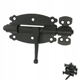 Zámok na dvere -  Oceľový krok Black Mathe Bryge 142 mm mod. 484