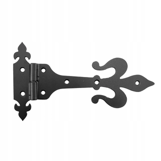 Závesy, pánty - Dekoratívne závesné dekoratívne pánty kované 20 cm Z-03