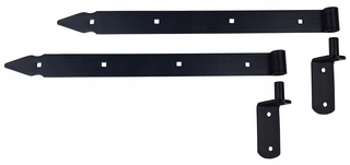 Čierny pás 800 mm s háčikom 2 ks set