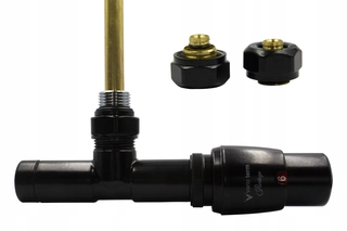 Hlavica, ventíl - Termínový ventil UNICO Black Mat + PEX RIGHT
