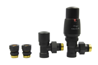 Hlavica, ventíl - Ventily z uhlov Thermo. Royal Black Str. + CU15MM
