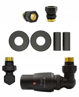 Hlavica, ventíl - Ventily Term Trios majster Black Str. + CU + RosomPr