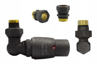 Hlavica, ventíl - Termo ventily. Three-Master + CU15 Left antracit