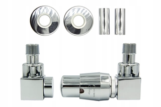 Hlavica, ventíl - Termo Tróro QUATTRO QUATTRO Chrome CU15mm Right AIO