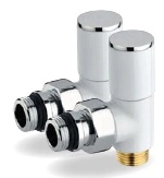 Hlavica, ventíl - Ventily radiátorov Valve dekoratívne Angle 1/2