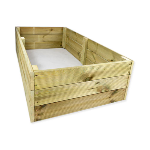 Balkónový box 123 x 60 cm drevený