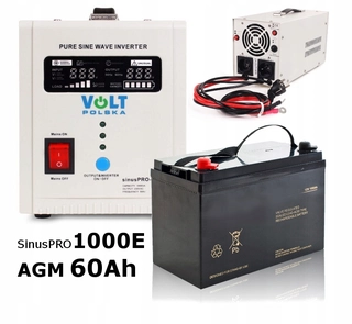Emergency Kit Power Co-UPS 1000W AGM 60Ah