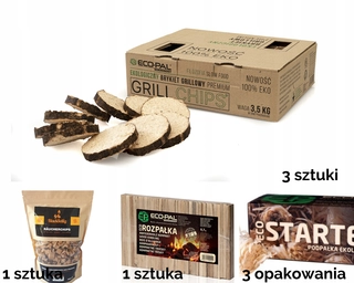 Udiareň - Sada na fajčenie Grill Chips + Whisky chips Atest