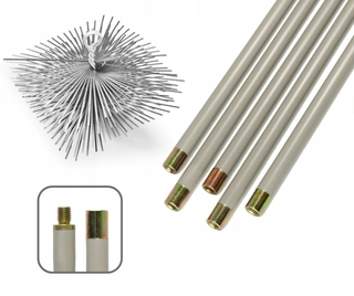 Komín čistiace súpravy zospodu 7m 140 x140mm