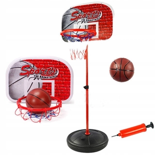 Basketbalové príslušenstvo pre deti - Basketbalový set na stojane, 90-160 cm, LOPTA, pumpa