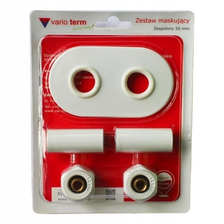 Hlavica, ventíl - White Maskovanie Set + 3/4 "x PEX16 terminály