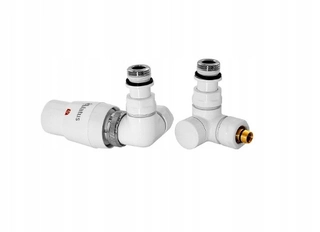 Hlavica, ventíl - Alatus vision white uhol termostatický set