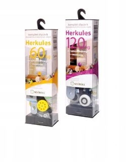Kovania na posuvné dvere - Konektory sevrollu do 1 krídla Hercules - 60 kg