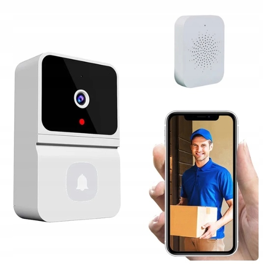 Zvonček s kamerou NÁHĽAD Kukátka APLIKÁCIA INTERFÓNU WIFI iOS Android