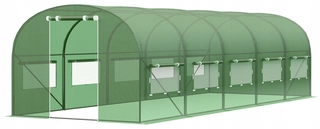 Fóliovník - Fóliový tunel 24 m² 8 x 3 cm zelený