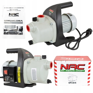 Zavlažovanie záhrady - ZÁHRADNÉ VODNÉ ČERPADLO NAC GPE120K 1200 W 3600 l/hod.