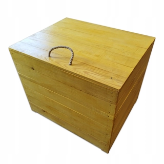 Záhradný úložný box - Drevený záhradný box, 70 litrov