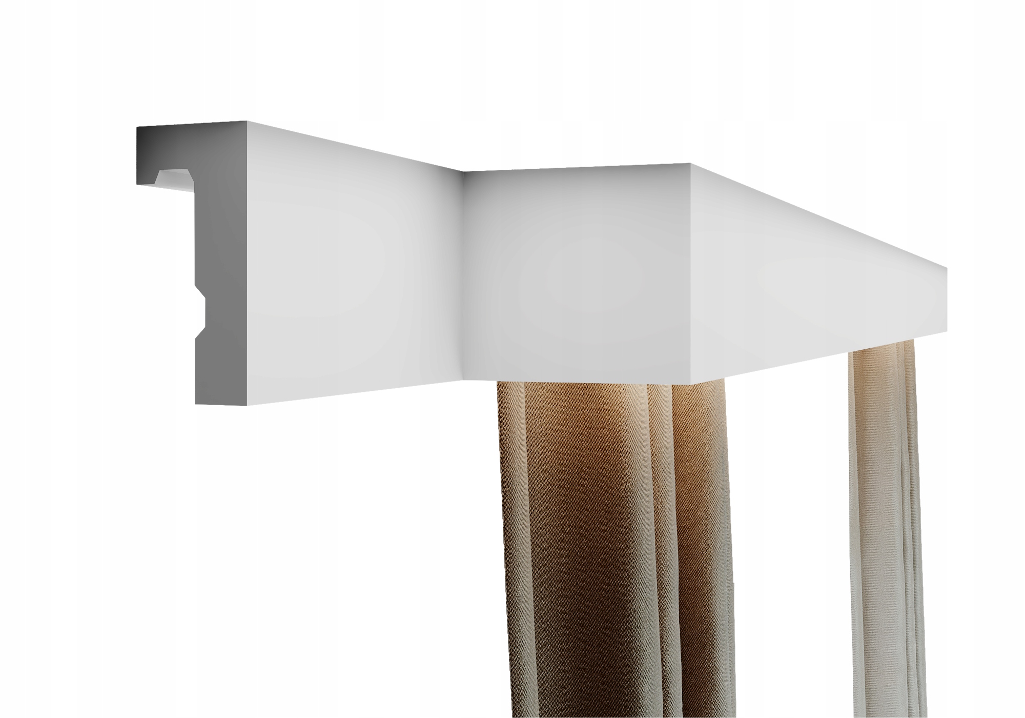 TopStyr stropná lišta 55 x 140mm, dĺžka 1m