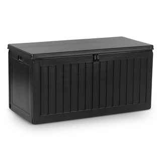 Záhradný úložný box - Plastový záhradný box, 270 l, čierny