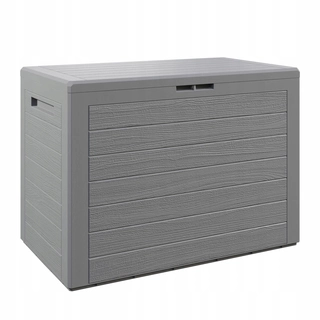 Záhradný úložný box - Plastový záhradný box, 190 l, sivý