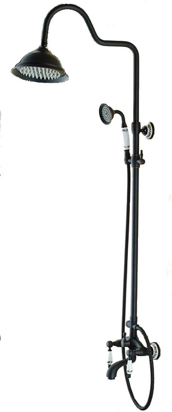 Sprchová batéria - SHOWER BATTERY RETRO ČIERNA ROYA