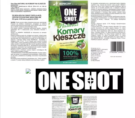 nástrek DROG ZNAMENÁ, KOMÁRE, KLIEŠTE SÚSTREDIŤ