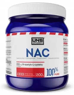 Aminokyseliny NAC N-acetylcysteín 200 g 100 % prírodné VYPR