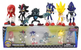 Figúrka Sonic the Hedgehog 6 ks + krabička
