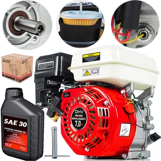 Univerzálny spaľovací motor GX160 OHV 6,5 19 mm